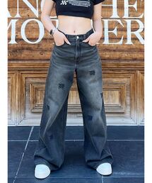 EVRIS | 【みちょぱコラボ】ロゴルーズデニム(デニムパンツ)