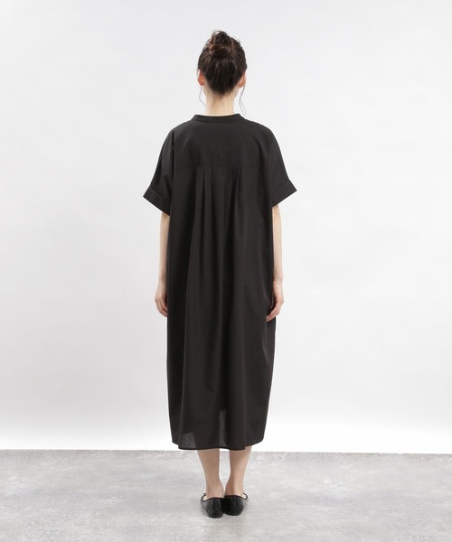 GLOBAL WORK Smile Seed Store（グローバルワーク スマイルシードストア）の「スキッパーシャツワンピース半袖/976997（シャツワンピース・レディース・ブラック/サックスブルー系/ブルー系その他2/ブルー系その他・MEDIUM/LARGE/X-LARGE/SMALL）」の16枚目の写真