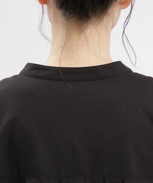 GLOBAL WORK Smile Seed Store（グローバルワーク スマイルシードストア）の「スキッパーシャツワンピース半袖/976997（シャツワンピース・レディース・ブラック/サックスブルー系/ブルー系その他2/ブルー系その他・MEDIUM/LARGE/X-LARGE/SMALL）」の18枚目の写真