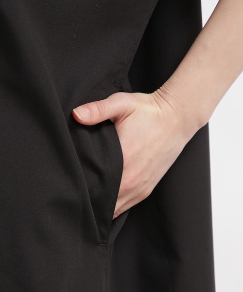 GLOBAL WORK Smile Seed Store（グローバルワーク スマイルシードストア）の「スキッパーシャツワンピース半袖/976997（シャツワンピース・レディース・ブラック/サックスブルー系/ブルー系その他2/ブルー系その他・MEDIUM/LARGE/X-LARGE/SMALL）」の20枚目の写真