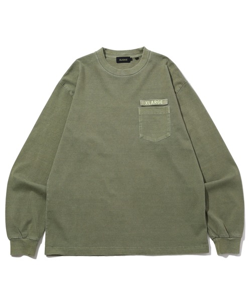 【セール】MILITARY POCKET L/S TEE（Tシャツ/カットソー）｜XLARGE（エクストララージ）Tシャツ/カットソー