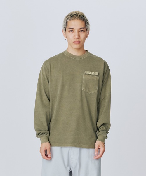 【セール】MILITARY POCKET L/S TEE（Tシャツ/カットソー）｜XLARGE（エクストララージ）