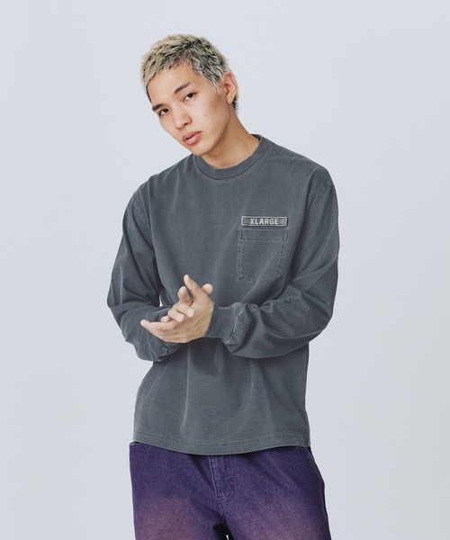 【セール】MILITARY POCKET L/S TEE（Tシャツ/カットソー）｜XLARGE（エクストララージ）