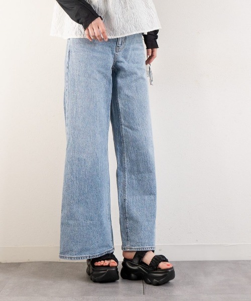 Fabby fabby(ファビィーファビィー)の「厚底シフォン2ベルトサンダル(サンダル・レディース・ブラック/オフホワイト・SMALL/MEDIUM/LARGE)」の21枚目の写真