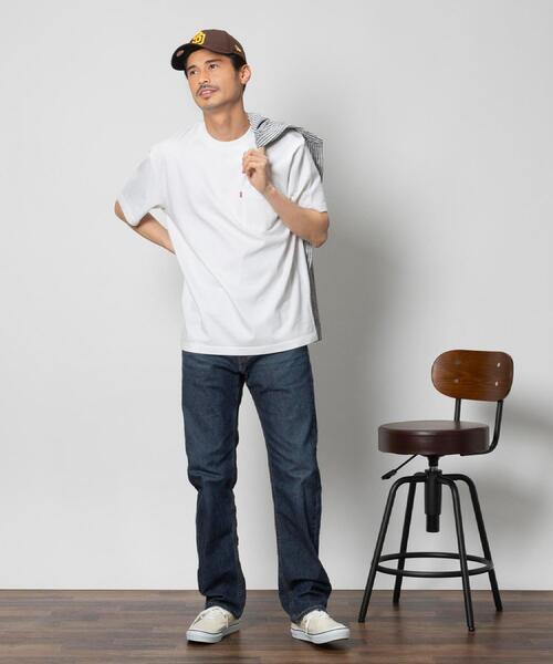 Levi's(リーバイス)の「Levi's(リーバイス)【メンズ】ポケットTシャツ(Tシャツ/カットソー・メンズ・オフホワイト・M/S/L)」の13枚目の写真