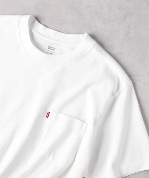 Levi's（リーバイス）の「【Levi's】ポケットＴシャツ（Tシャツ/カットソー・メンズ・オフホワイト・M/S/L）」の6枚目の写真