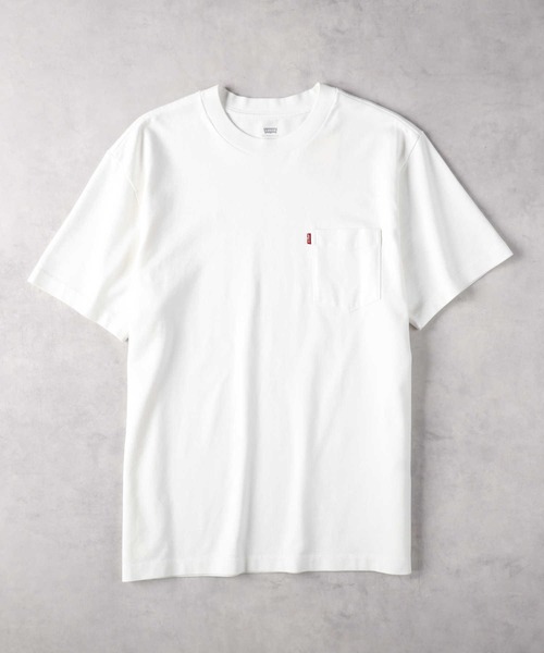Levi's（リーバイス）の「【Levi's】ポケットＴシャツ（Tシャツ/カットソー・メンズ・オフホワイト・M/S/L）」の4枚目の写真