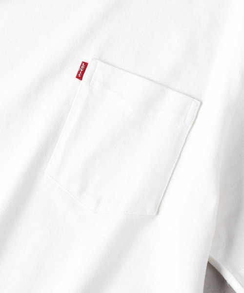 Levi's（リーバイス）の「【Levi's】ポケットＴシャツ（Tシャツ/カットソー・メンズ・オフホワイト・M/S/L）」の7枚目の写真