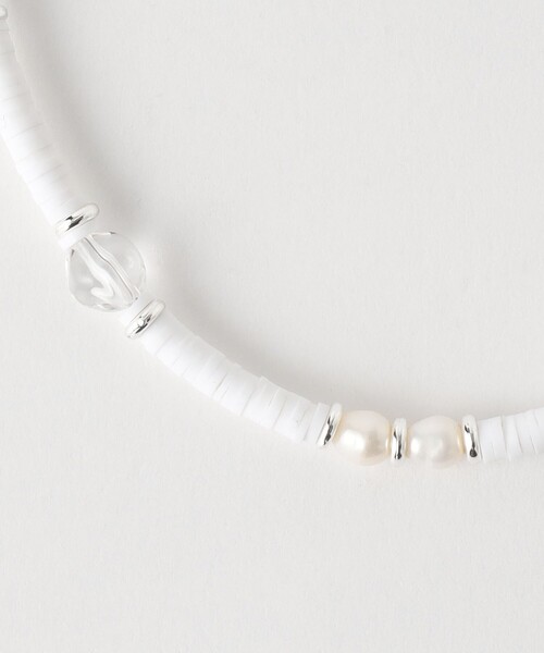 BEAUTY&YOUTH UNITED ARROWS（ビューティーアンドユースユナイテッドアローズ）の「スライスパーツ ボール ネックレス（ネックレス・レディース・シルバー・FREE）」の4枚目の写真