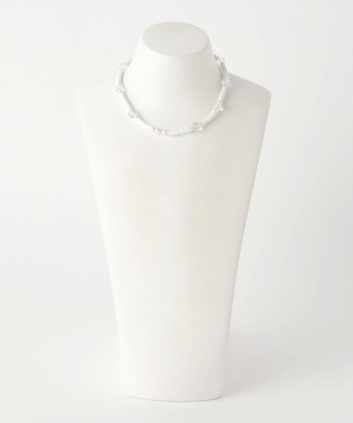 BEAUTY&YOUTH UNITED ARROWS（ビューティーアンドユースユナイテッドアローズ）の「スライスパーツ ボール ネックレス（ネックレス・レディース・シルバー・FREE）」の7枚目の写真