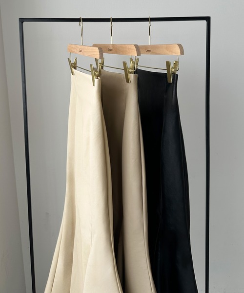 セール】PUレザーハイウエストマーメイドスカート（スカート）｜Louere