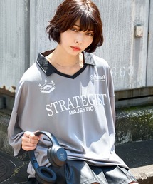 WEGO/ドロストゲームシャツプルオーバー