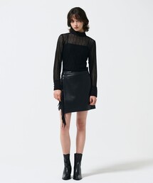 GRACE CONTINENTAL | フリンジミニスカート(スカート)