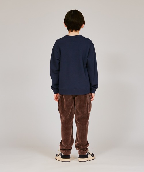 Champion（チャンピオン）の「【Champion/チャンピオン】キッズ クルーネックスウェットシャツ（スウェット・キッズ・グレー/ネイビー/オートミール/グレー系1・100/110/120/130/140/150/160）」の10枚目の写真