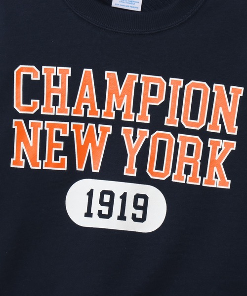 Champion（チャンピオン）の「【Champion/チャンピオン】キッズ クルーネックスウェットシャツ（スウェット・キッズ・グレー/ネイビー/オートミール/グレー系1・100/110/120/130/140/150/160）」の12枚目の写真