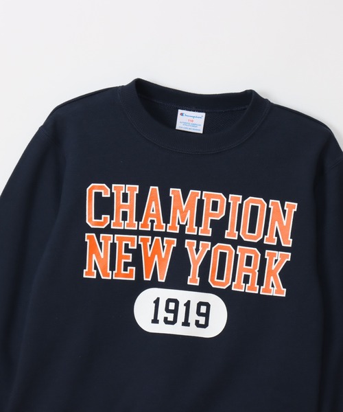 Champion（チャンピオン）の「【Champion/チャンピオン】キッズ クルーネックスウェットシャツ（スウェット・キッズ・グレー/ネイビー/オートミール/グレー系1・100/110/120/130/140/150/160）」の13枚目の写真