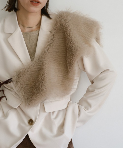 select MOCA（セレクトモカ）の「2WAYフェイクファーベルト（ベルト