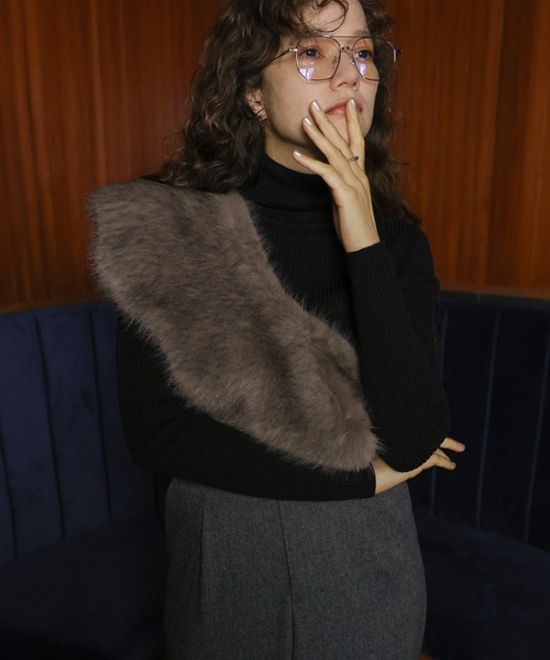 select MOCA（セレクトモカ）の「2WAYフェイクファーベルト（ベルト