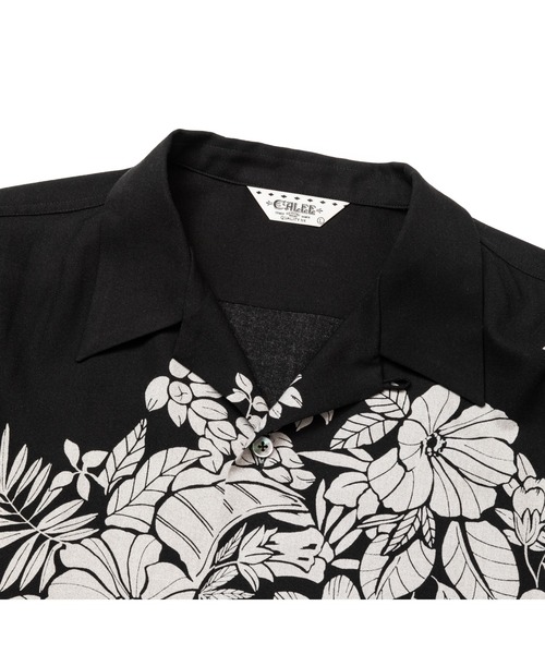 CALEE(キャリー)の「R/P PANEL PRINT ALOHA SH <EXCLUSIVE>(シャツ/ブラウス・メンズ・ブラック・MEDIUM/LARGE/X-LARGE)」の4枚目の写真