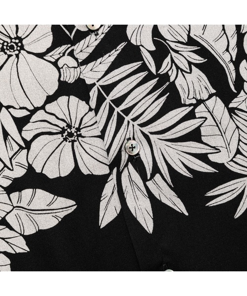 CALEE(キャリー)の「R/P PANEL PRINT ALOHA SH <EXCLUSIVE>(シャツ/ブラウス・メンズ・ブラック・MEDIUM/LARGE/X-LARGE)」の5枚目の写真
