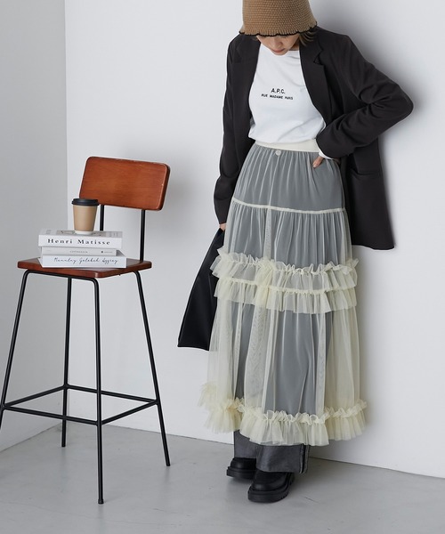 ブランド古着】フリルスカート（スカート）｜forksy.（フォルクシー  