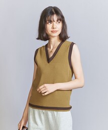ライン ニットベスト