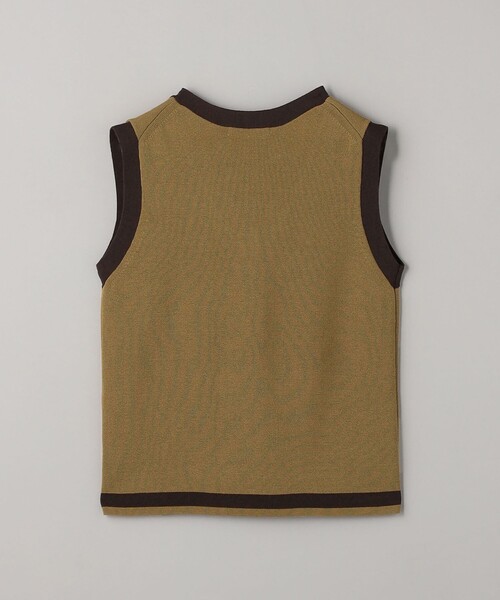 BEAUTY&YOUTH UNITED ARROWS（ビューティーアンドユースユナイテッドアローズ）の「ライン ニットベスト（ベスト・レディース・オリーブ/ダークブラウン・FREE）」の12枚目の写真