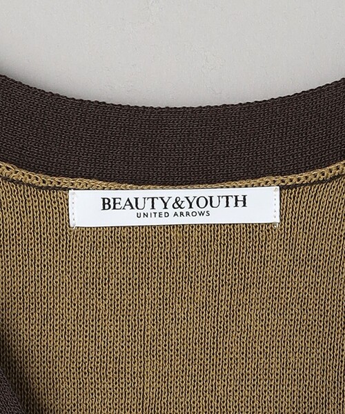 BEAUTY&YOUTH UNITED ARROWS（ビューティーアンドユースユナイテッドアローズ）の「ライン ニットベスト（ベスト・レディース・オリーブ/ダークブラウン・FREE）」の20枚目の写真