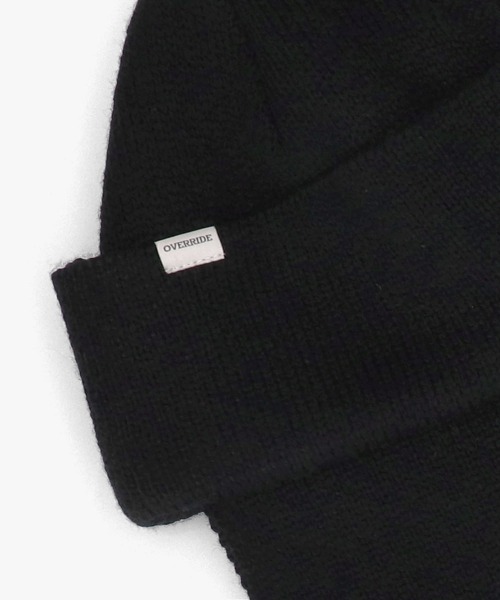 OVERRIDE（オーバーライド）の「OVERRIDE  KNIT WINTER SCARF WATCH SG / オーバーライド（ニットキャップ/ビーニー・レディース・ブルー/ブラック/ホワイト・57~59cm）」の8枚目の写真