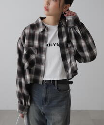 FREE'S MART | ◆ビッグポケットショート丈シャツ(シャツ/ブラウス)