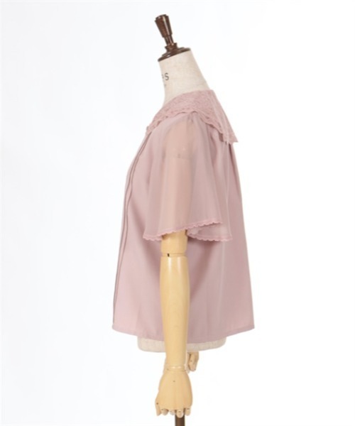 axes femme(アクシーズファム)の「レースセーラー刺繍ブラウス(シャツ/ブラウス・レディース・ホワイト/ピンク/ブラック・FREE)」の8枚目の写真