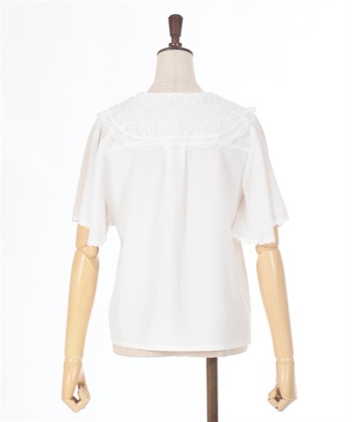 axes femme(アクシーズファム)の「レースセーラー刺繍ブラウス(シャツ/ブラウス・レディース・ホワイト/ピンク/ブラック・FREE)」の18枚目の写真