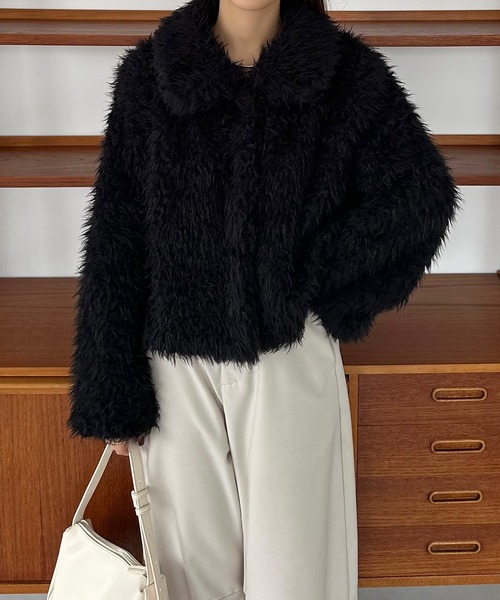 セール】[軽い]ショートファージャケット（その他アウター