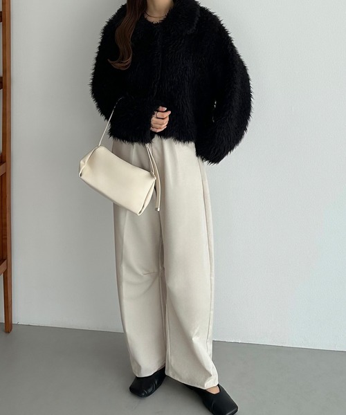 セール】[軽い]ショートファージャケット（その他アウター