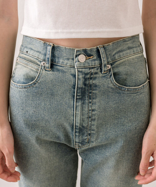 OLIVE des OLIVE（オリーブデオリーブ）の「美脚フレアストレッチデニムパンツ（その他パンツ・レディース・サックスブルー/ネイビー・MEDIUM/SMALL）」の15枚目の写真