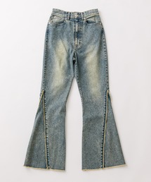 OLIVE des OLIVE | 美脚フレアストレッチデニムパンツ　1042030050(その他パンツ)