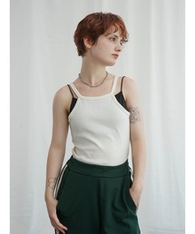 BICLOLOR LAYERED CAMISOLE