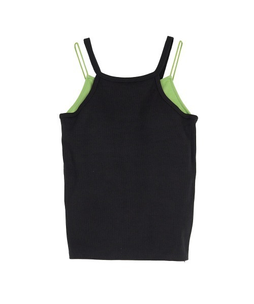 :ETHROF(イーサオブ)の「BICLOLOR LAYERED CAMISOLE(キャミソール・レディース・オフホワイト/ベージュ/ブラック・FREE)」の11枚目の写真