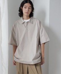 タイプライタープルオーバー半袖シャツ