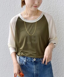 St.Johns 3rd club（セントジョンズサードクラブ）の「St.Johns 3rd club:〈洗濯機可能〉シアー ベースボール TEE（Tシャツ/カットソー）」