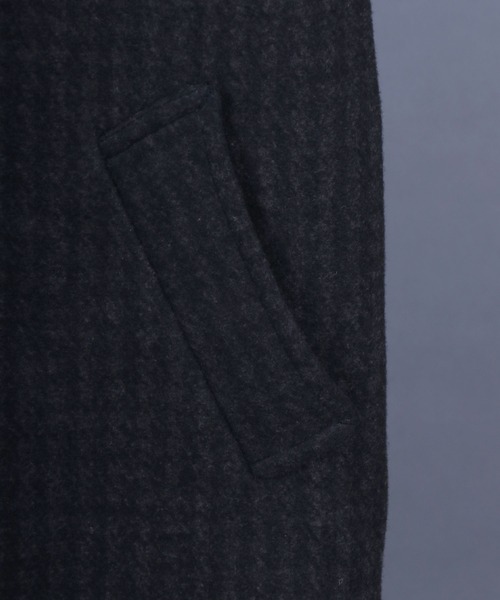 ANPAS(アンパス)の「ANPAS Melton Chester Coat/ANPAS 別注 メルトン オーバーサイズ チェスターコート レディース メンズ(チェスターコート・メンズ・グレー系その他・LL/M/L)」の4枚目の写真