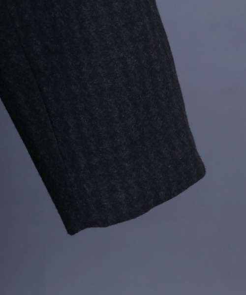 ANPAS(アンパス)の「ANPAS Melton Chester Coat/ANPAS 別注 メルトン オーバーサイズ チェスターコート レディース メンズ(チェスターコート・メンズ・グレー系その他・LL/M/L)」の5枚目の写真