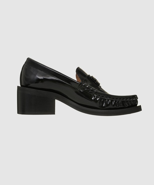 GANNI（ガニー）の「Butterfly Mid Heel Loafer Patent（ローファー・レディース・ブラック・38/37/36）」の2枚目の写真