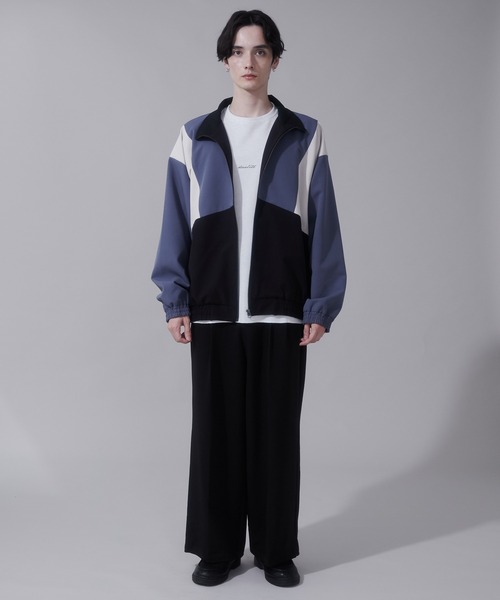 BROWNY（ブラウニー）の「BROWNY/トロミスタンドブルゾン（ブルゾン・メンズ・チャコール/サックスブルー・LARGE/MEDIUM）」の13枚目の写真