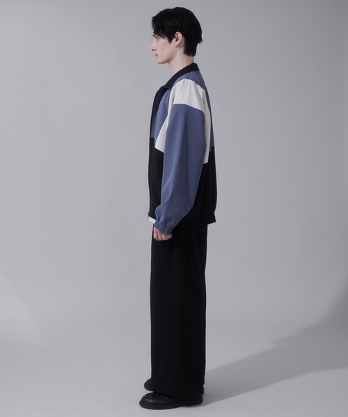 BROWNY（ブラウニー）の「BROWNY/トロミスタンドブルゾン（ブルゾン・メンズ・チャコール/サックスブルー・LARGE/MEDIUM）」の14枚目の写真