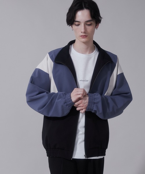 BROWNY（ブラウニー）の「BROWNY/トロミスタンドブルゾン（ブルゾン・メンズ・チャコール/サックスブルー・LARGE/MEDIUM）」の10枚目の写真