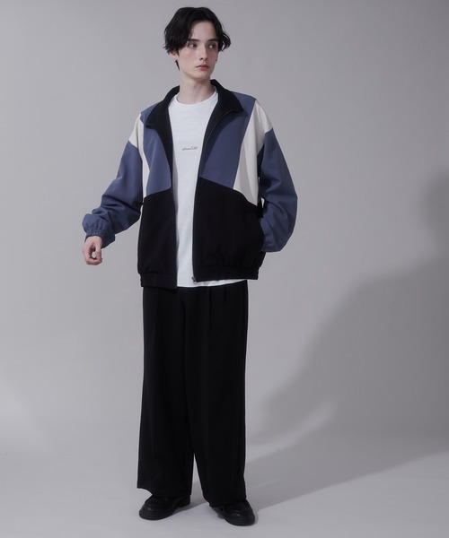 BROWNY（ブラウニー）の「BROWNY/トロミスタンドブルゾン（ブルゾン・メンズ・チャコール/サックスブルー・LARGE/MEDIUM）」の11枚目の写真