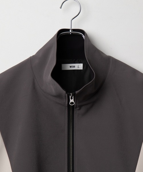 BROWNY（ブラウニー）の「BROWNY/トロミスタンドブルゾン（ブルゾン・メンズ・チャコール/サックスブルー・LARGE/MEDIUM）」の18枚目の写真