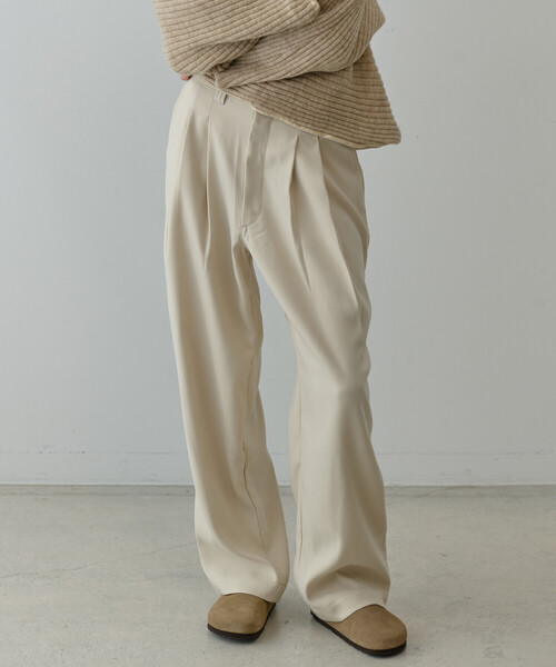 THE SHINZONE（ザ　シンゾーン）の「THE SHINZONE |〈別注〉TOMBOY PANTS WOMEN（その他パンツ・レディース・ホワイト/ブラック・34/36/32）」の8枚目の写真