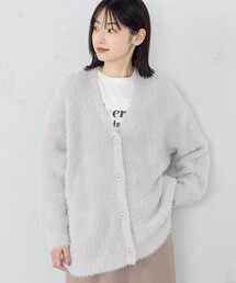 シャギー カーディガン